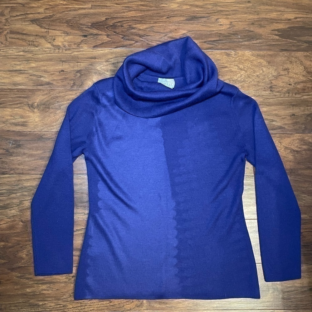 Vintage Adrianna Papell Cowl Neck Sweater Size L
